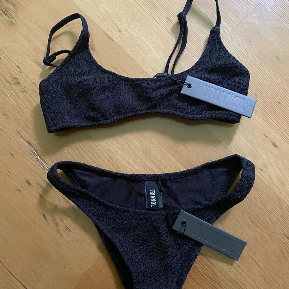 Triangl maci prene black swimsuit bikini// BRAND NEW WITH TAGS